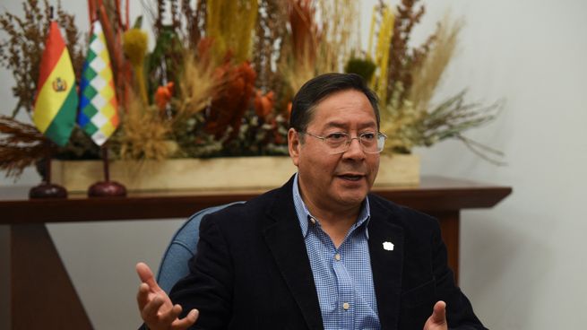 Luis Arce, presidente de Bolivia.