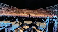La banda se presentó ante un estadio repleto.&nbsp;