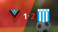 ajustada victoria por 2 a 1 de racing (cba)