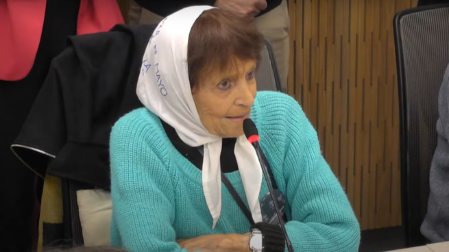 Tati Almeida y otros organismos de derechos humanos pidieron la expulsión de los diputados de LLA que visitaron a genocidas.