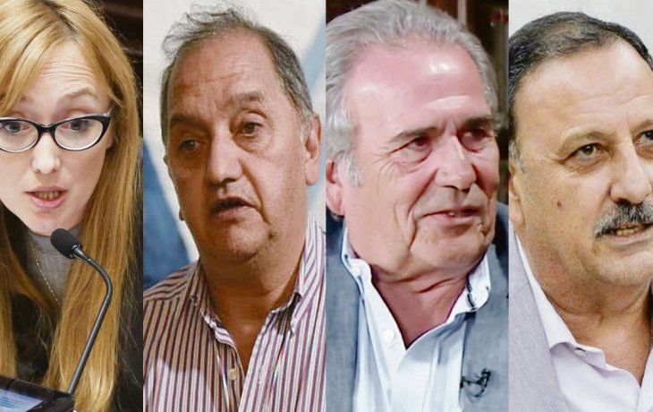 Anabel Fernández Sagasti, Carlos Linares, Ricardo Olivera y Ricardo Quintela.
