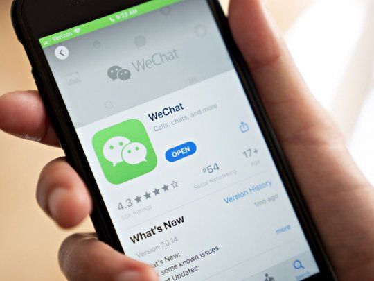 WeChat es una app mayormente usada por la comunidad china en Estados Unidos.