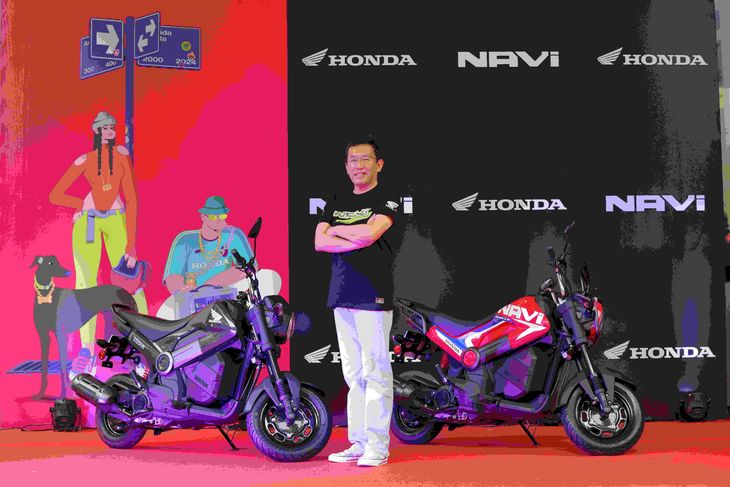 Takashi Fujisaki, presidente de Honda Motor de Argentina, en el lanzamiento de NAVi Takashi Fujisaki, presidente de Honda Motor de Argentina, en el lanzamiento de NAVi