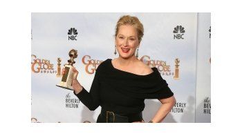 Meryl Streep se llevó el Globo de Oro a mejor actriz de comedia.
