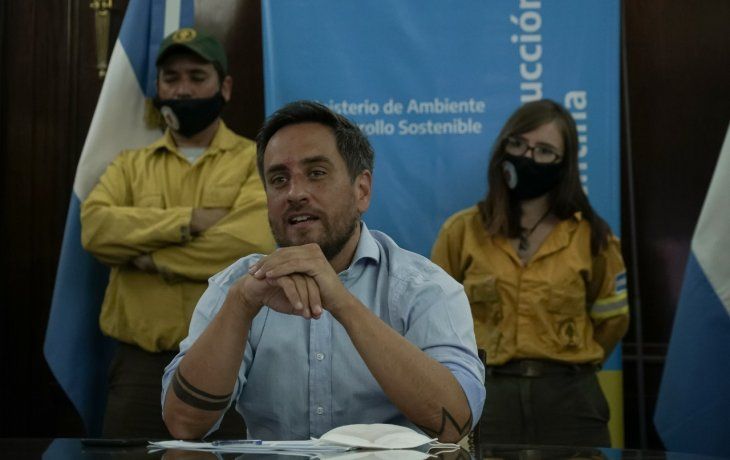 Cabandié sobre los incendios en Corrientes: Vivimos una sequía sin precedentes en el país