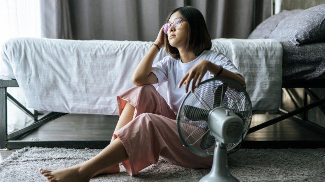 Con las altas temperaturas, los ventiladores son una gran opción para el público.