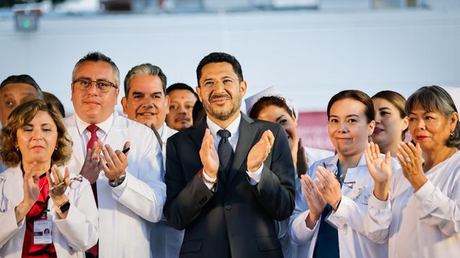 Martí Batres, titular del ISSSTE, en HG “Dr. Fernando Quiroz Gutiérrez”.