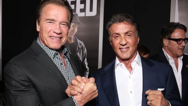 Arnold Schwarzenegger y Sylvester Stallone.