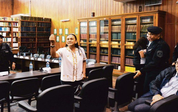 CAUSA. La dirigente de la Tupac Amaru fue encontrada culpable de delitos de corrupción con fondos públicos.