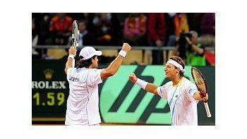 Nalbandian y Schwank formaron la última pareja de dobles, pero el unquillense podría jugar también en singles.