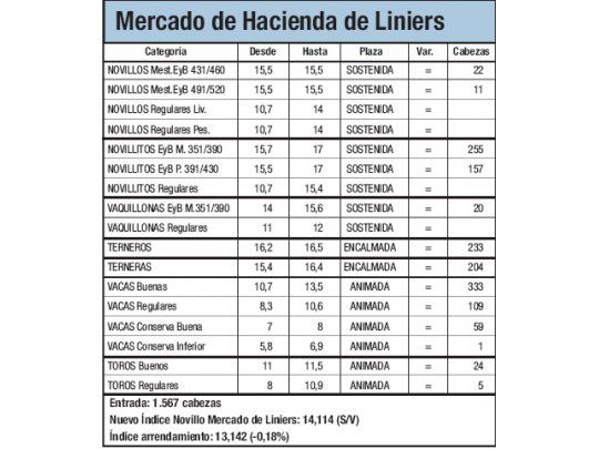 Liniers: pocos ingresos