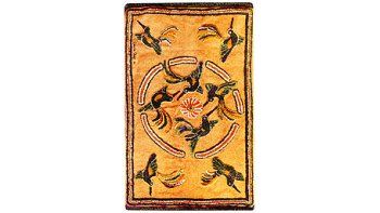 ámbito.com | Cada una de estas coloridas alfombras de bordo (tradiciónque proviene del medioevo español) que exhibe el Museo deArte Decorativo le lleva a su autora, Clara Díaz, casi un añode trabajo.