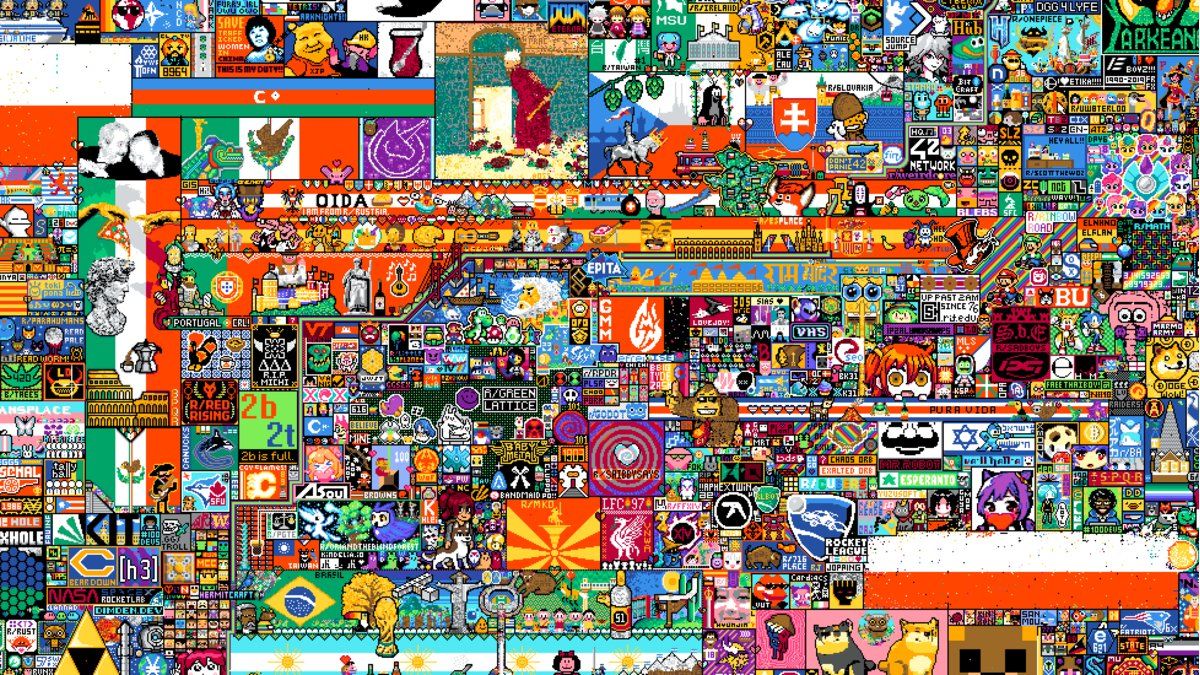 Reddit Pone A Todo Internet A Colaborar En Place, Su Mural De Arte ...