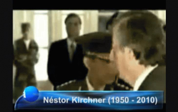 La asunción de Néstor Kirchner al frente de la UNASUR.