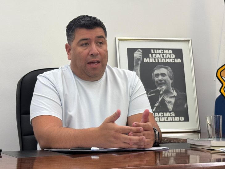 El cosecretario general de la CGT, Cristian Jerónimo, del sindicato Seivara. El cosecretario general de la CGT, Cristian Jerónimo, del sindicato Seivara.