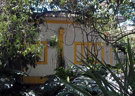 Su casa de Santos Lugares, donde permaneció recluido sus últimos años.
