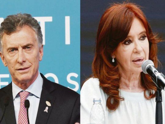 Mauricio Macri y Cristina de Kirchner