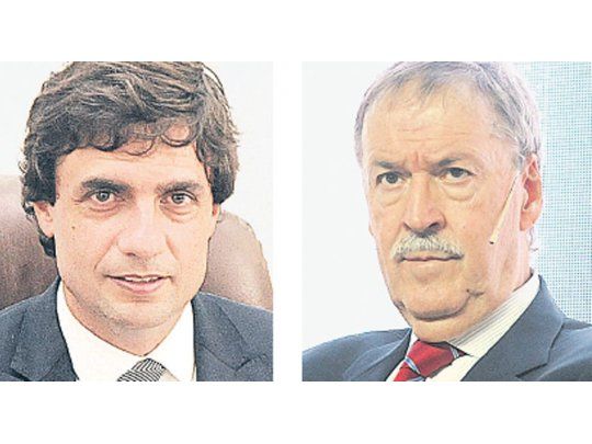 Hernán Lacunza y Juan Schiaretti