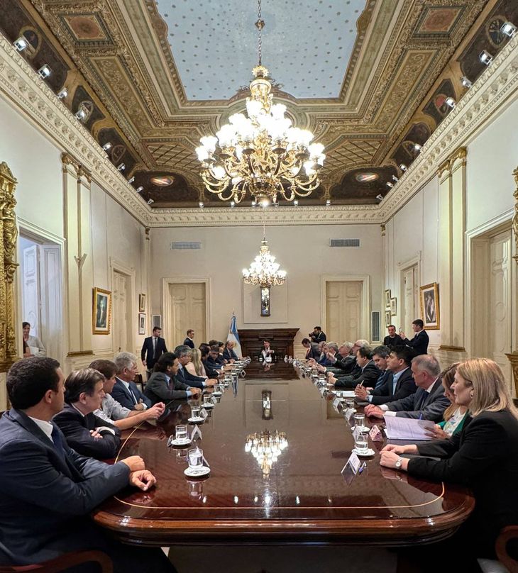 Nueva reunión de gobernadores en Casa Rosada.