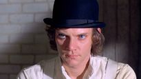 Malcolm McDowell y su icónica caracterización para La Naranja Mecánica.