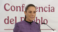 Claudia Sheinbaum en la Mañanera de este miércoles.