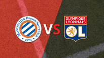 montpellier  y olympique lyon igualaron el marcador