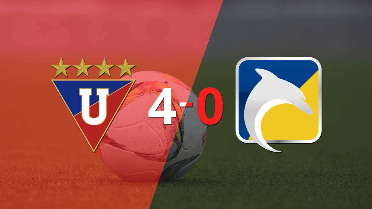 Delfín fell 4-0 and failed to qualify for the Group Phase