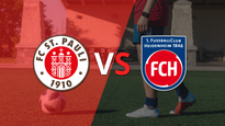 heidenheim fue superior y vencio por dos goles a fc st. pauli en el estadio millerntor stadion