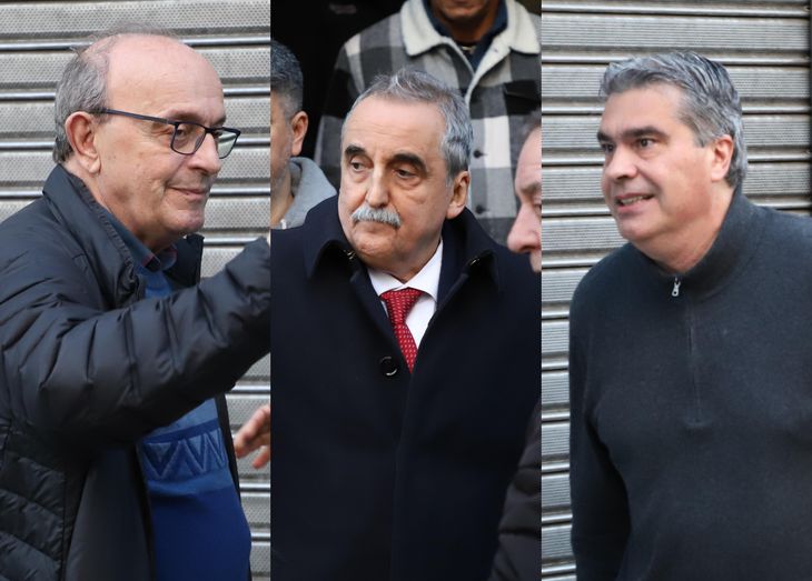 Leopoldo Moreau, Guillermo Moreno y Jorge Capitanich.