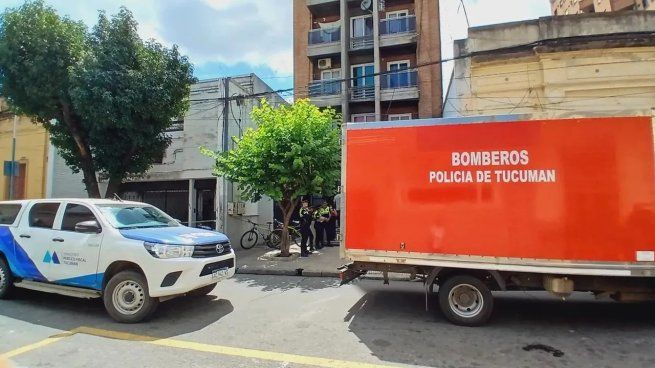 El edificio donde fue encontrado el cuerpo del hombre