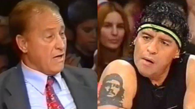 Sanfilippo tuvo un fuerte cruce con Maradona.