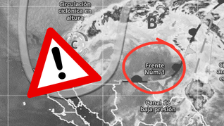 Llega el Frente Frío 1 a México.