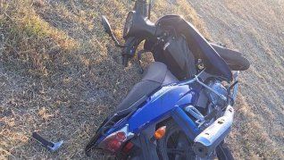 Moto de la víctima.