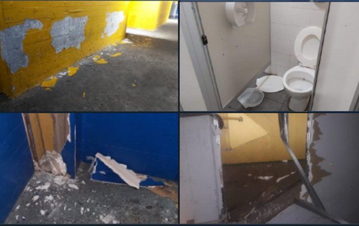 hinchas de velez destrozaron sectores de la bombonera tras ser locales