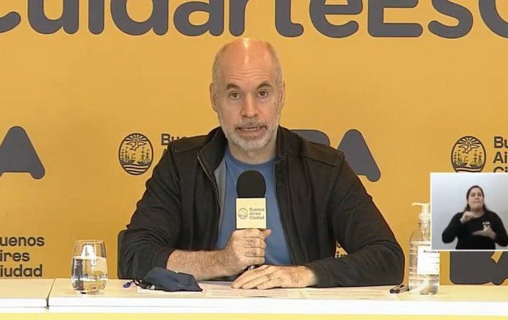 Lo m&aacute;s importante es que cada uno asuma la responsabilidad de cuidarse, dijo Rodr&iacute;guez Larreta.