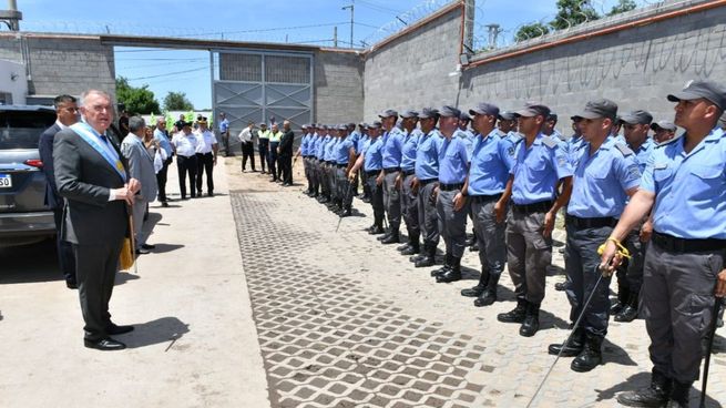 Osvaldo Jaldo, durante la inauguración del nuevo complejo penitenciario.