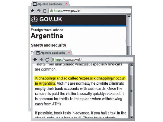 Advierte a turistas Reino Unido por secuestros y robos