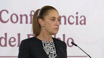 Claudia Sheinbaum en la Mañanera de este martes.