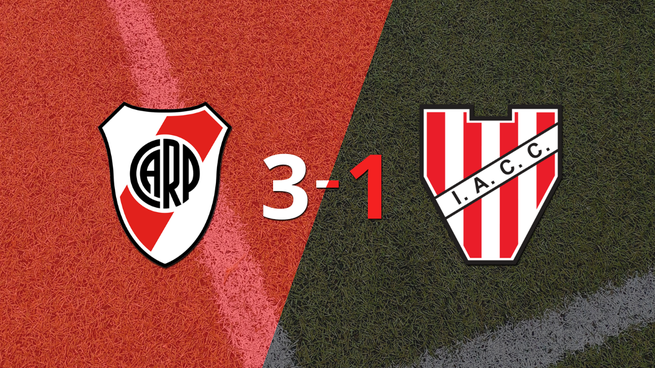 Gran victoria de River Plate sobre Instituto por 3-1