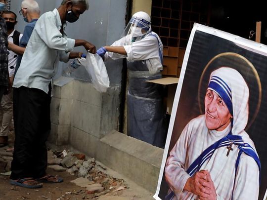 India congela las cuentas de la orden de la Madre Teresa