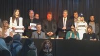 Actores y actrices pidieron justicia por Silvina Luna.&nbsp;