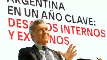El presidente Mauricio Macri expuso  en el seminario Democracia y Desarrollo que se desarrolló en el Museo de Arte Latinoamericano de Buenos Aires (Malba).