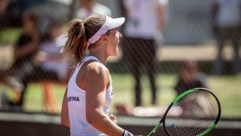 Nadia Podoroska, la pieza clave del equipo argentino en Chile.