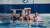 Juana Viale, Joaquín Berhold, Anahí Gadda y Maricel Santin en Subactuática.&nbsp;