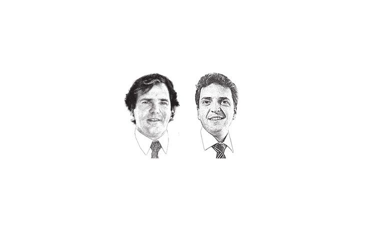 Alberto Pérez y Sergio Massa