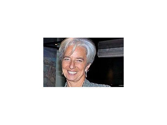 La directora del Fondo Monetario Internacional, Christine Lagarde.