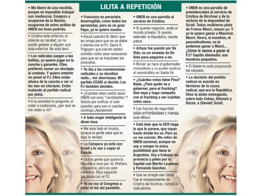 Lilita a repetición