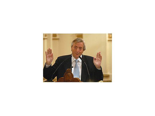 El presidente Néstor Kirchner.