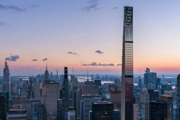 La Steinway Tower, con 435 metros de altura y una proporción 24:1, es el rascacielos más delgado del mundo La Steinway Tower, con 435 metros de altura y una proporción 24:1, es el rascacielos más delgado del mundo