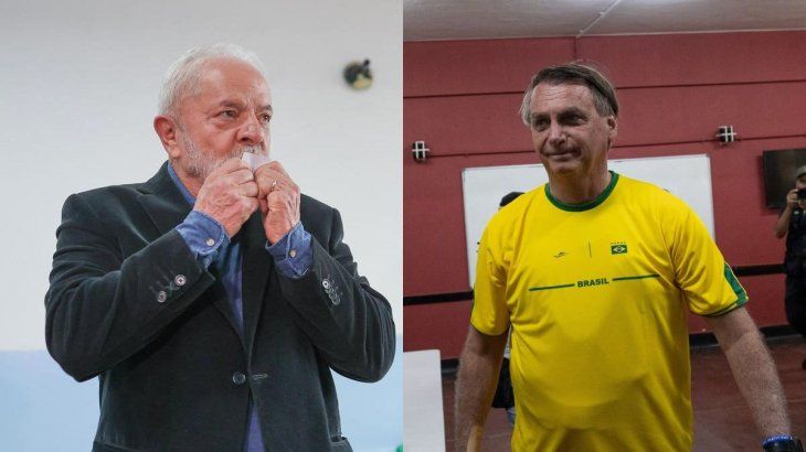 Lula da Silva and Jair Bolsonaro.